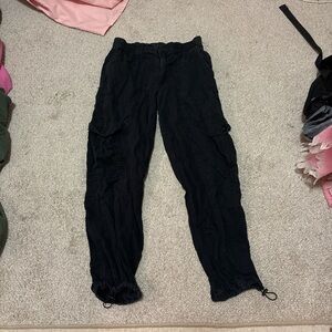 Aeropostale Black Utility Cargo Pants